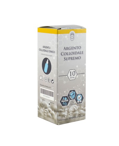 Argento Colloidale Ionico Supremo 10 ppm – 100 ml con contagocce