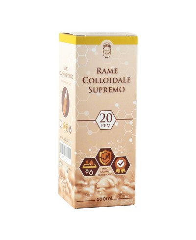 Rame Colloidale Ionico Supremo – 20 ppm 100 ml